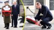  Prince William lays a wreath at Tomb of the Unknown Soldier in Poland