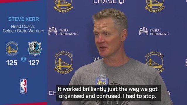Confused Warriors and Mavericks react after controversial call