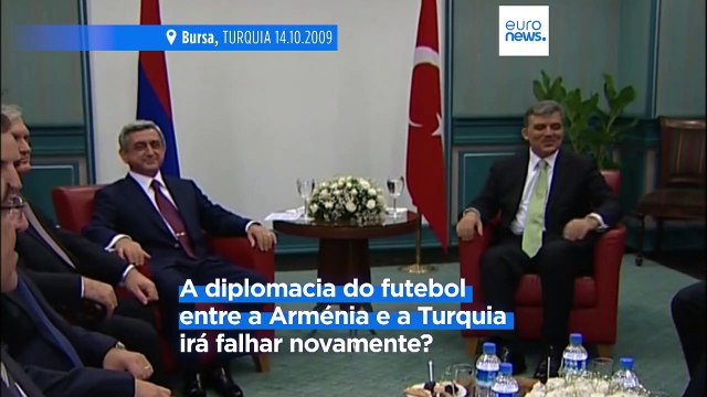 Sem relações diplomáticas, Europeu de Futebol coloca Arménia e Turquia frente-a-frente