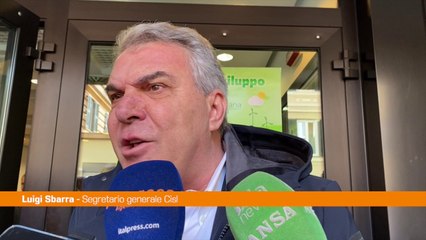 Sbarra "Fisco, pensioni e sanità sono le nostre priorità"