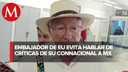 Ken Salazar evita hablar de dichos de Blinken sobre cárteles en México