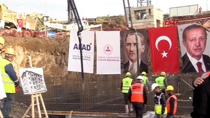 Erdoğan’dan deprem bölgesinde mikser şov: “Betonlar dökülüyor, çok güzel”