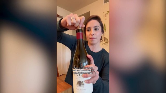 Wine expert reveals her top tips including storing leftover tipple in a jar to keep it fresh