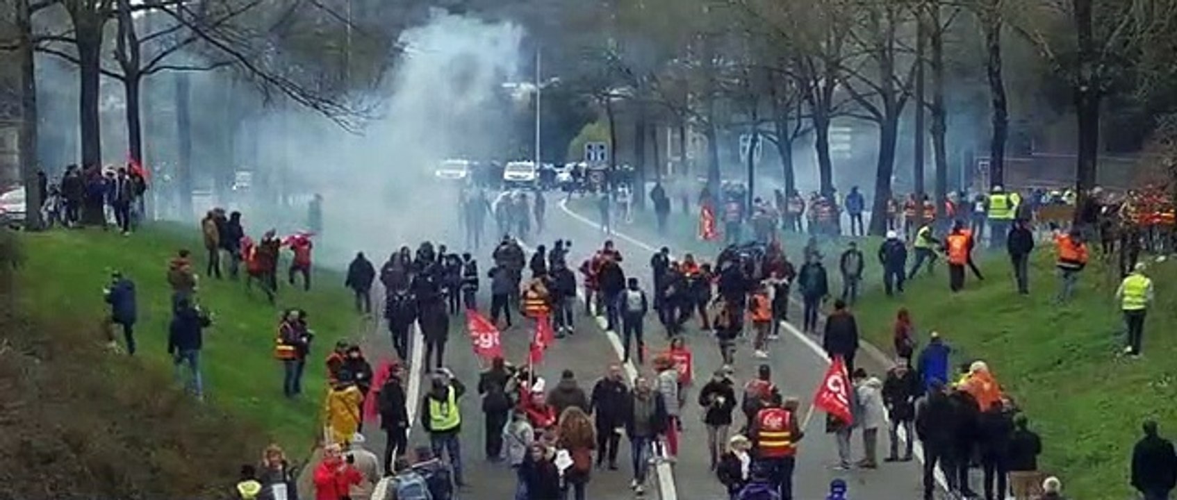 Manifestation contre la réforme des retraites à Metz le 23 mars