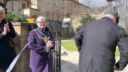 Unveiling of Sheffield's Covid-19 memorial