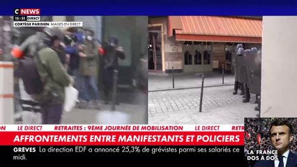 Les enseignes de fast-food Mcdonald's et Burger King attaqués boulevard de Sébastopol à Paris avec des cocktails molotov