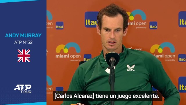 Murray sobre Alcaraz: Estará en lo más alto tanto tiempo como quiera jugar