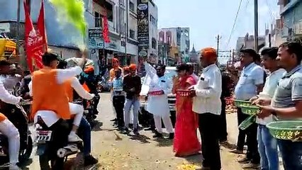 झूलेलाल जयंती पर निकाली वाहन रैली