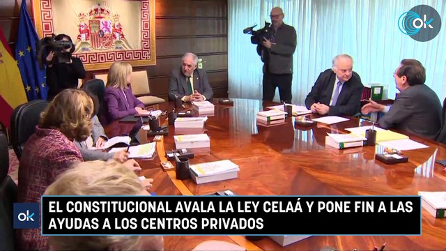 El Constitucional avala la Ley Celaá y pone fin a las ayudas a los centros privados