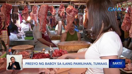 Presyo ng baboy sa ilang pamilihan, tumaas | Saksi