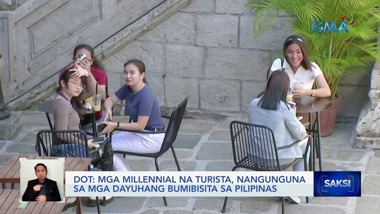Mga millennial na turista, nangunguna sa mga dayuhang bumibisita sa Pilipinas -- DOT | Saksi