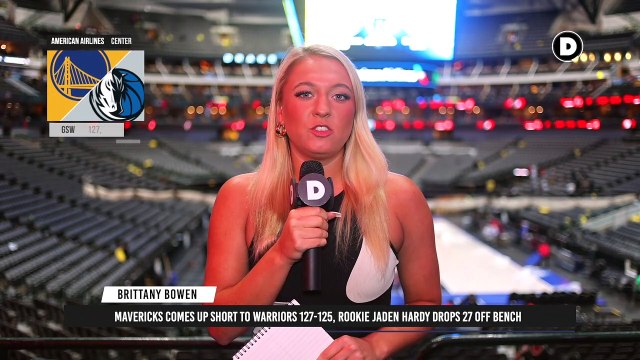 Luka Dončić Returns But Mavericks Come Up Short to Warriors 127-125, Rookie Jaden Hardy Drops 27 Off Bench