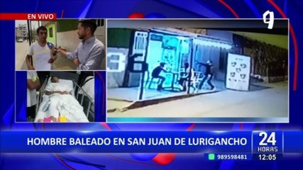 SJL: Balean a cliente dentro de restaurante y familiares piden ayuda para su operación