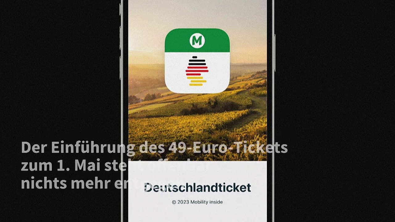49-Euro-Ticket: Startdatum 1. Mai steht laut Verkehrsministern