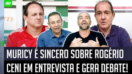 "ISSO É ERRADO, cara! O Rogério Ceni então é..." ENTREVISTA de Muricy gera DEBATE sobre o São Paulo!