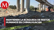 Activistas localizan huesos en el Canal de la Compañía, Chimalhuacán