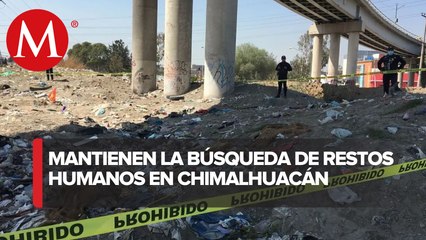 Activistas localizan huesos en el Canal de la Compañía, Chimalhuacán