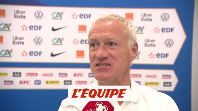 «Je n'ai pas besoin de briefer Mbappé» - Foot - Qualif. Euro 2024 - Bleus - Deschamps