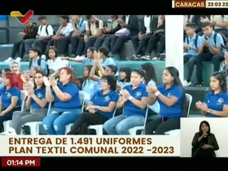 Caracas | Plan Textil Comunal entregó 1.491 uniformes a estudiantes del 23 de Enero