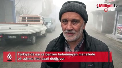 Karadeniz fıkrası gibi mahalle: Komşular 2 dakika farkla iftar açıyor