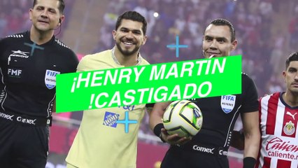 Henry Martin castigado por su celebración en el clásico nacional