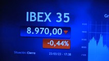 La Bolsa española cede el 0,44 % por la banca y pese a un Wall Street al alza