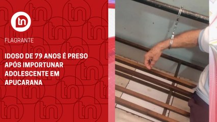 Idoso de 79 anos é preso após importunar adolescente em Apucarana
