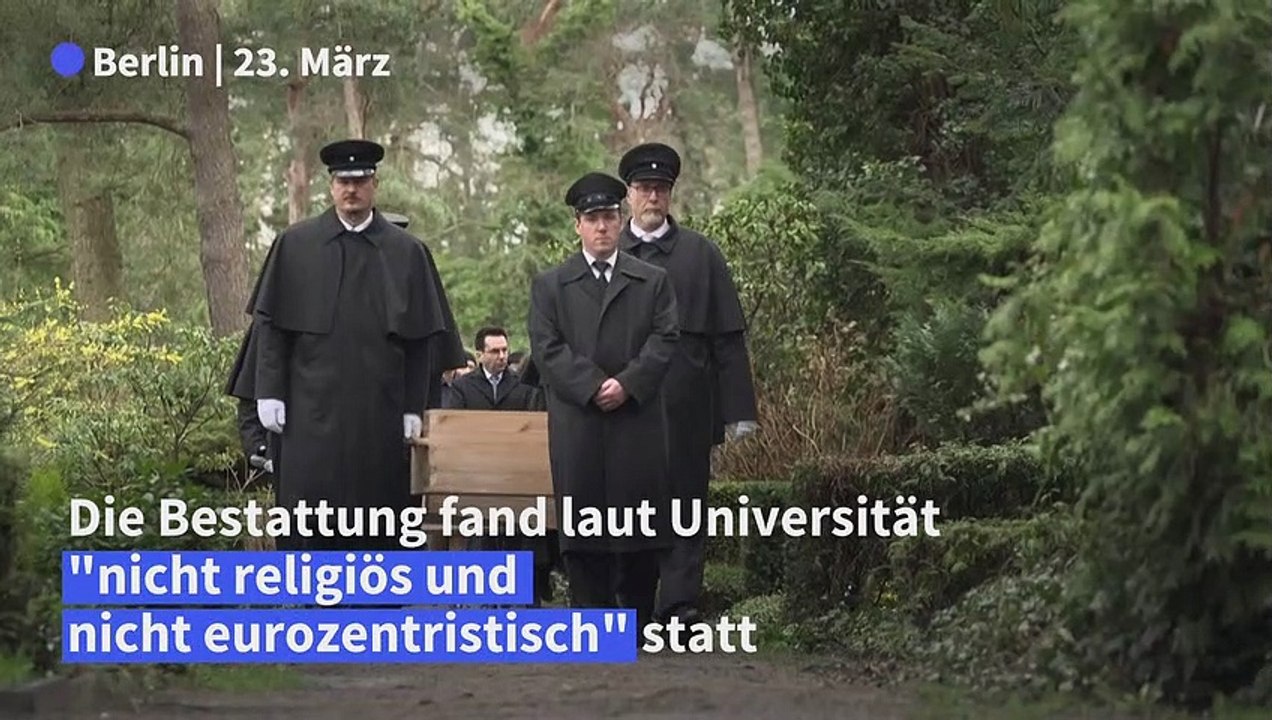 Freie Universität Berlin bestattet bei Grabungen gefundene menschliche Knochen