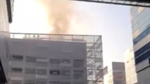 경기 성남시 NS홈쇼핑 건물 옥상 불...70여 명 대피 / YTN