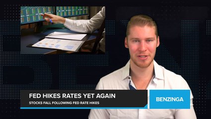 Stocks Fall Following Fed Rate Hikes