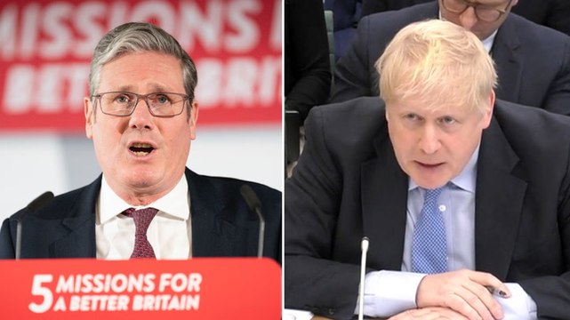 Starmer criticises ‘Boris Johnson circus’ as he lays out Labour’s crime and policing agenda