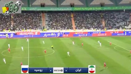 خلاصه بازی ایران و روسیه