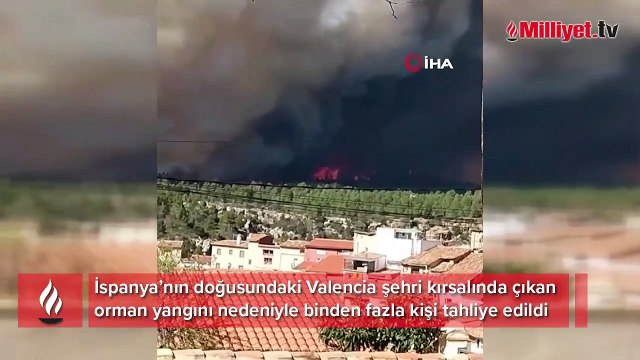 İspanya’da orman yangını: Binden fazla kişi tahliye edildi