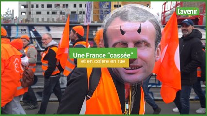 Retraites : une France "cassée" et en colère dans la rue