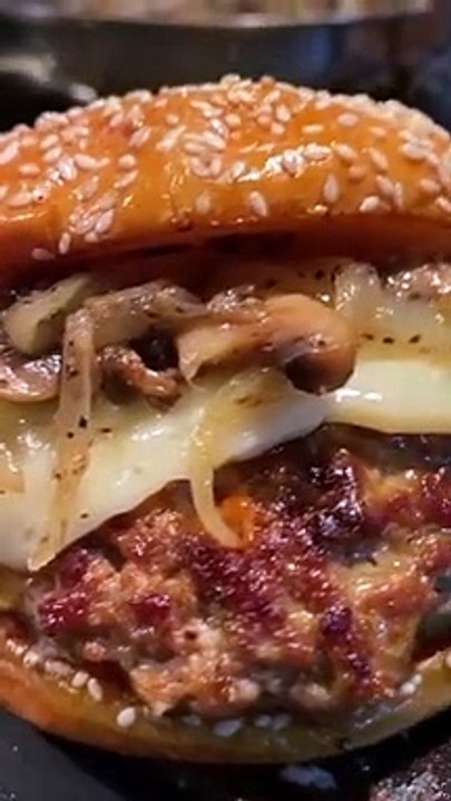 Mushroom Burger Melt