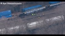 BREAKING: A Norfolk Southern Freight train has derailed Ayer | Massachusetts