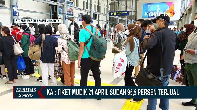 Tiket Mudik Jalur Kereta Api Hampir Ludes, KAI Daop I Jakarta Sarankan Tengok Jadwal Alternatif