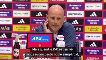 Norvège - Solbakken : "Quand le 2-0 est arrivé, nous avons perdu notre sang-froid"