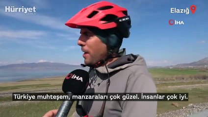 Bisikletle dünya turu yapan Fransız çift, “Hayatımda ilk defa bu kadar iyi niyetli insanlarla karşılaştım”