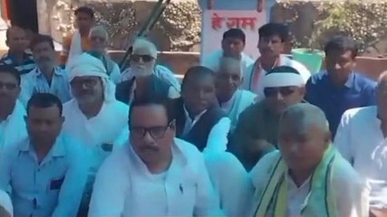 समस्तीपुर: केंद्र सरकार की नीतियों के खिलाफ कांग्रेस कमेटी ने दिया धरना, किया यह मांग