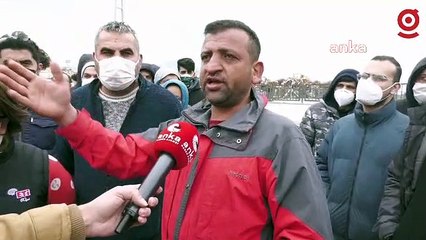 Samandağ’da depremzedeler, yerleşim yerine yakın bölgeye moloz dökülmesine karşı direnişte