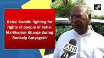 Rahul Gandhi fighting for rights of people of India: Mallikarjun Kharge during ‘Sankalp Satyagrah’