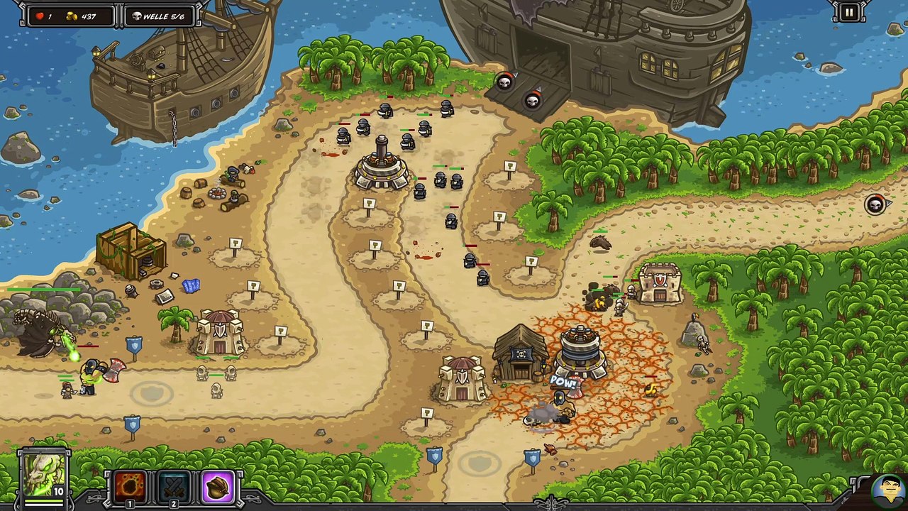 Wenn die Truppen den Gegner nicht angreifen wollen... | Kingdom Rush Frontiers 46