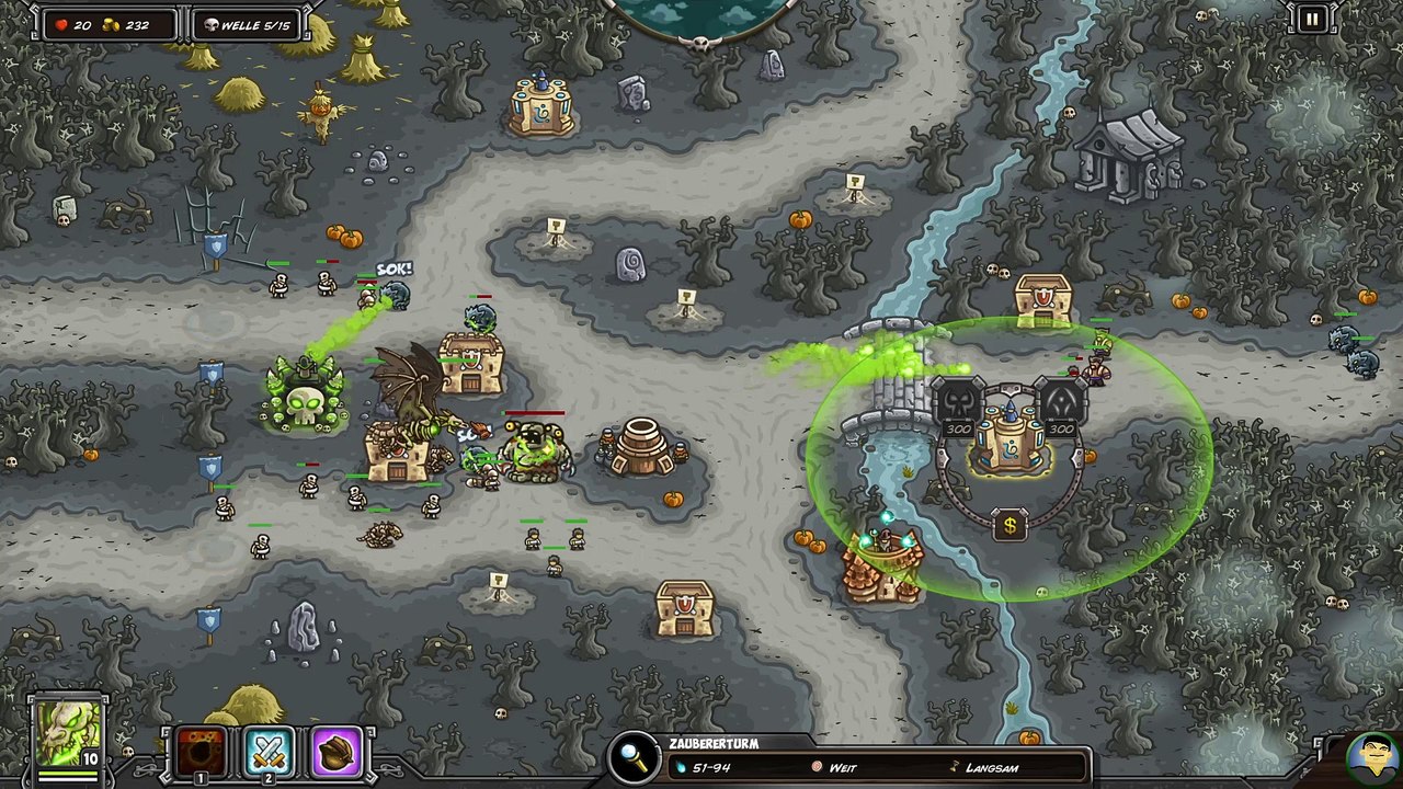 Wenn die Gegner immer durch kommen... | Kingdom Rush Frontiers 40