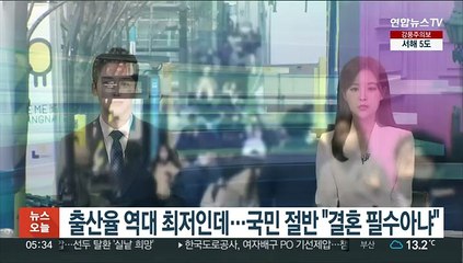 출산율 역대 최저인데…국민 절반 "결혼 필수아냐"