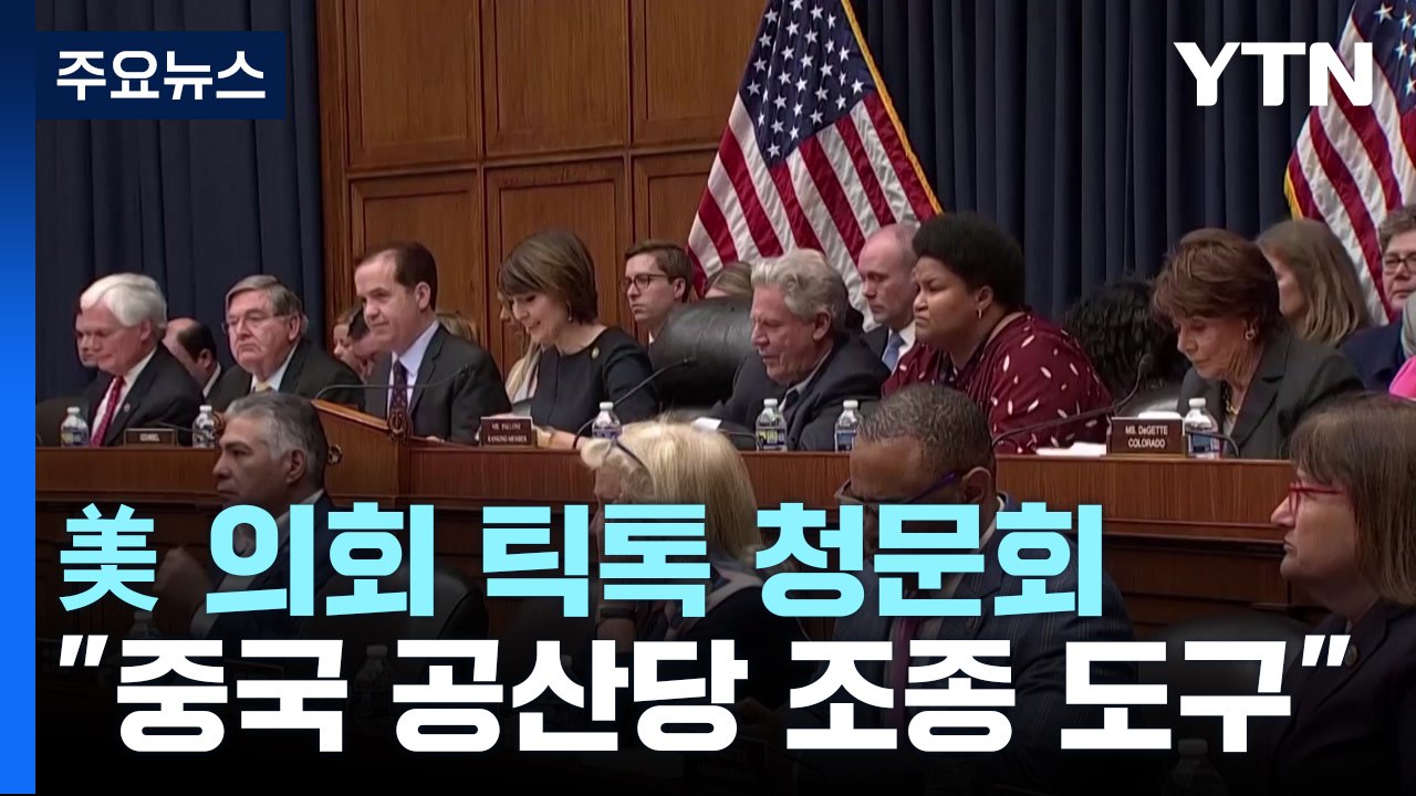 틱톡 청문회 연 美의회 "중국 공산당 조종 도구...금지해야" / YTN