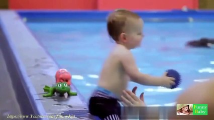 Baby Swimming So Cute   Cute Baby    Best Funny Baby Videos Compilation 2015 1