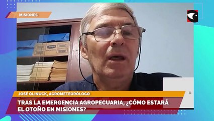 Tras la emergencia agropecuaria, Cómo estará el otoño en Misiones