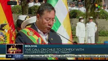 Bolivia’s President calls for negotiated solution to the sea dispute with Chile