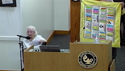 100-year-old widow of WWII veteran compares Florida book bans to Nazi Germany